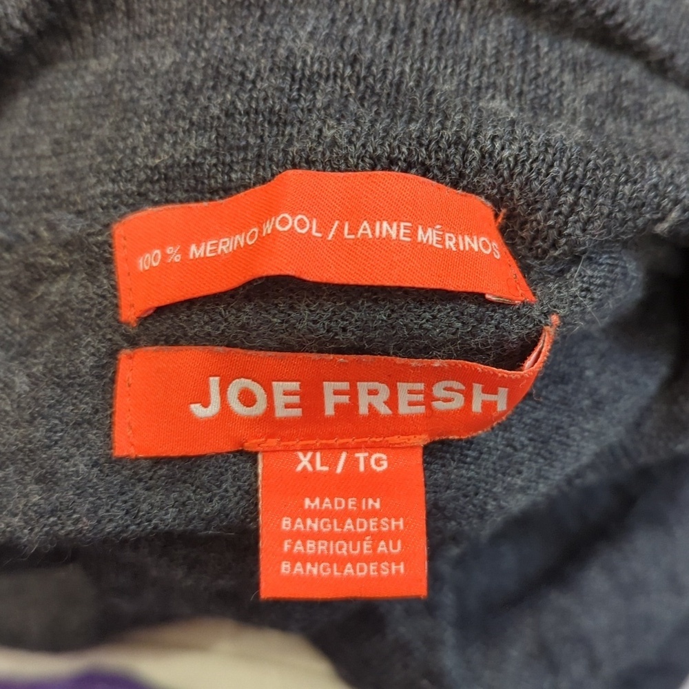 Soft Grey Marino Wool Turtle Neck Sweater - Picture 5 of 8